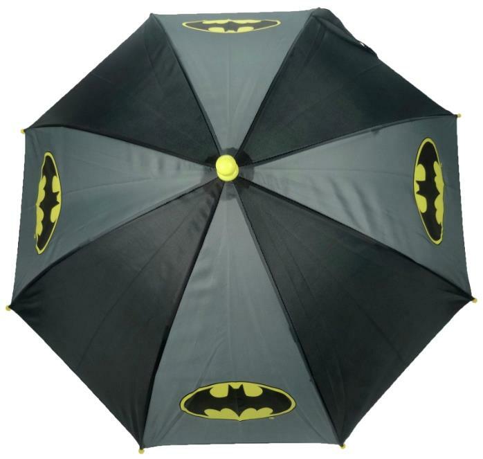 Official Batman Logo Kids Boys Childrens School Nursery Rain Umbrella Brolly New