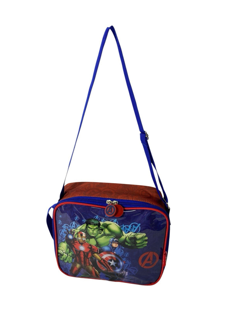 Marvel Avengers Insulated Lunch Bag With Shoulder Strap Nursery School New