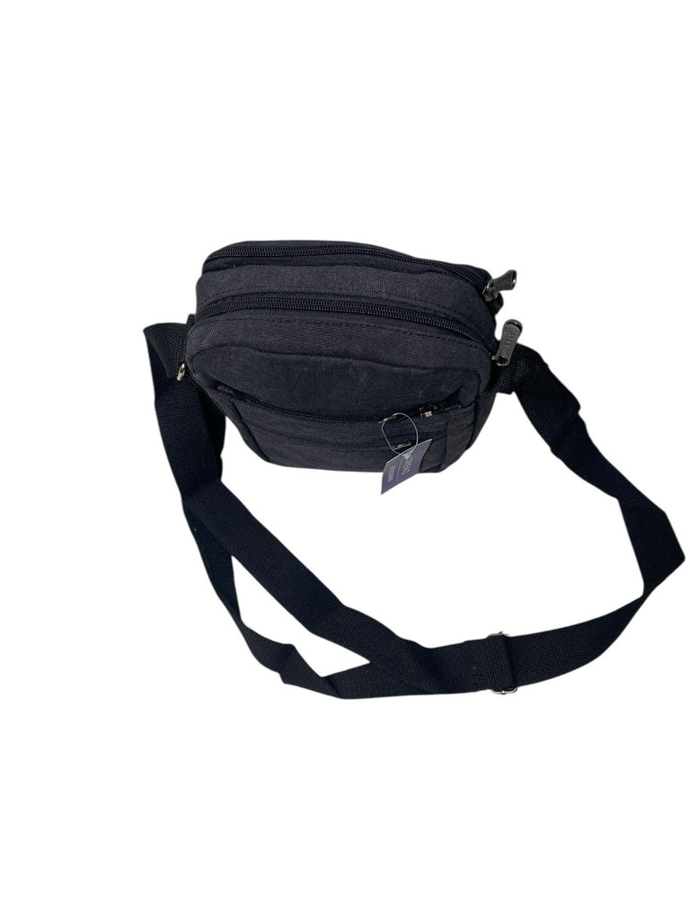 Lorenz Unisex Multi Purpose Small Canvas Cross Body Shoulder Travel Utility Bag