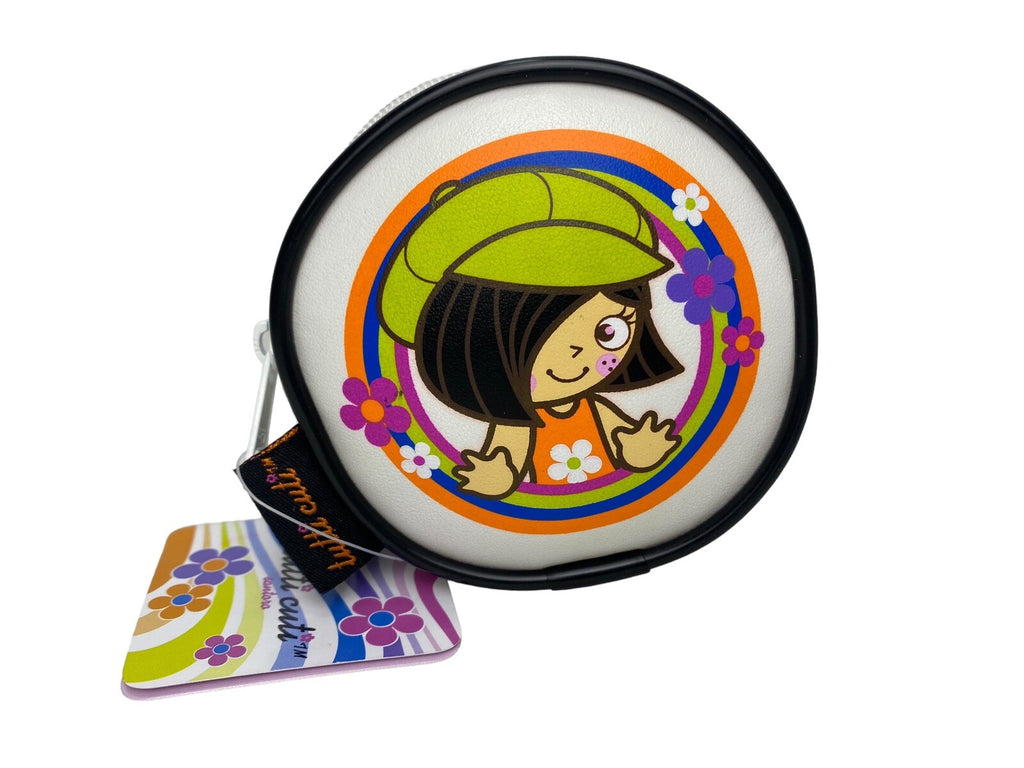 Tutti Cuti Kids Girls Zip Around Money Mirror Change Purse Wallet Gift New