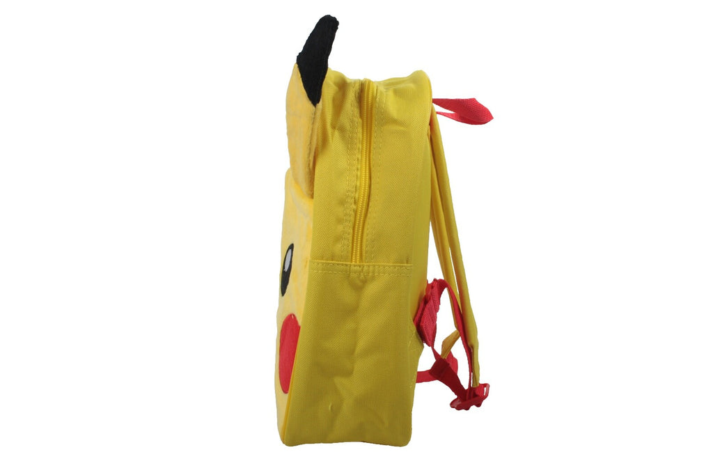 Official Pokemon Pikachu Plush 3D With Ears Front Pocket Backpack New 