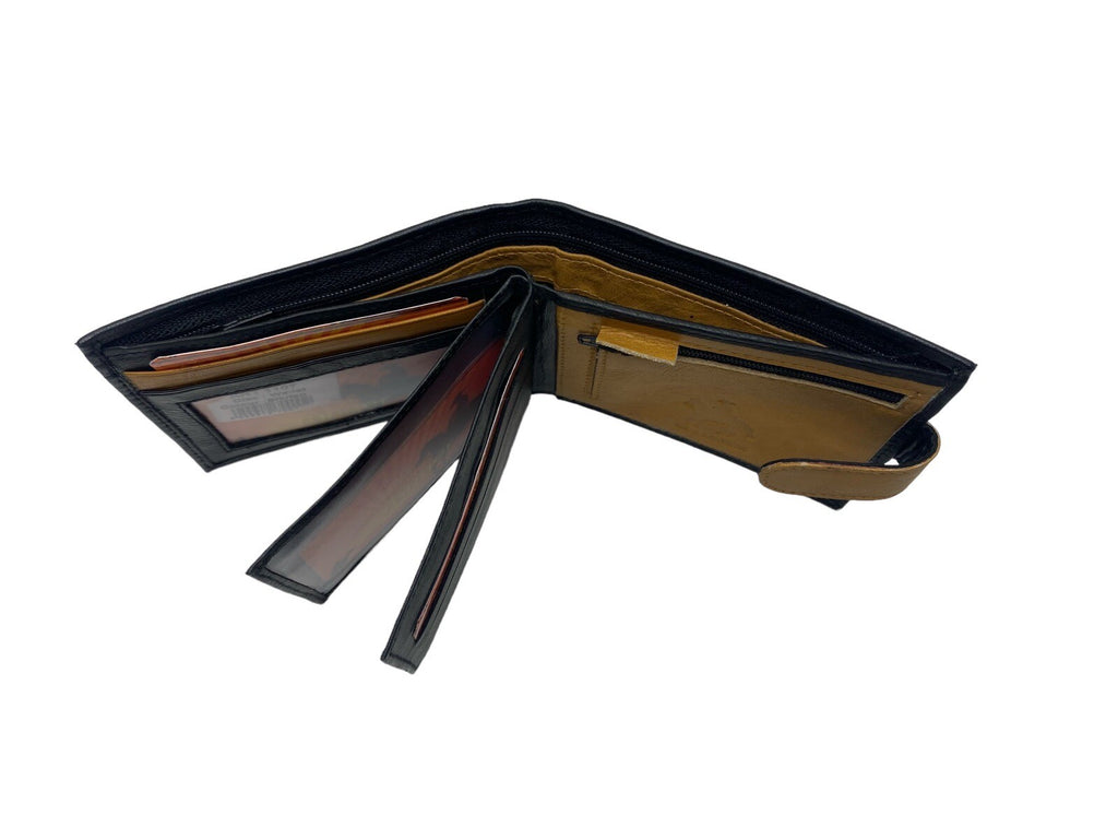 Gents Mens Soft Leather Wallet Credit Card Purse Coin Pouch