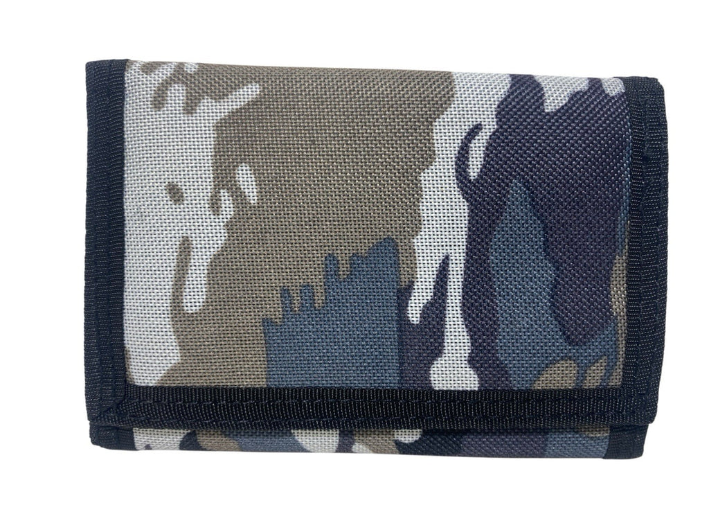 Lorenz Unisex Camouflage Cammo Army Canvas Trifold Wallet Coin Note Credit Card