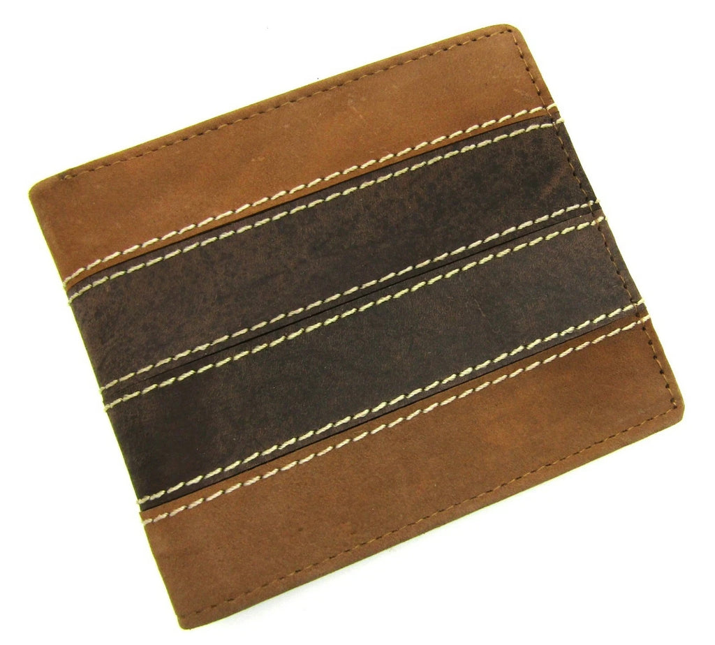 Lorenz Premium Quality Real Super Soft Hunter Leather Wallet Credit Card Holder