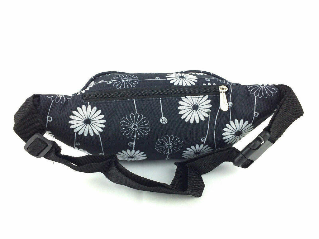 Lorenz Polyester Floral Money Belt Waist Pouch Fanny Pack Hip Bag Travel Holiday