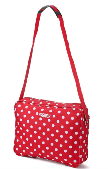 Frenzy Polka Dot Cabin Carry On Flight Hand Luggage Dispatch Shoulder Bag 