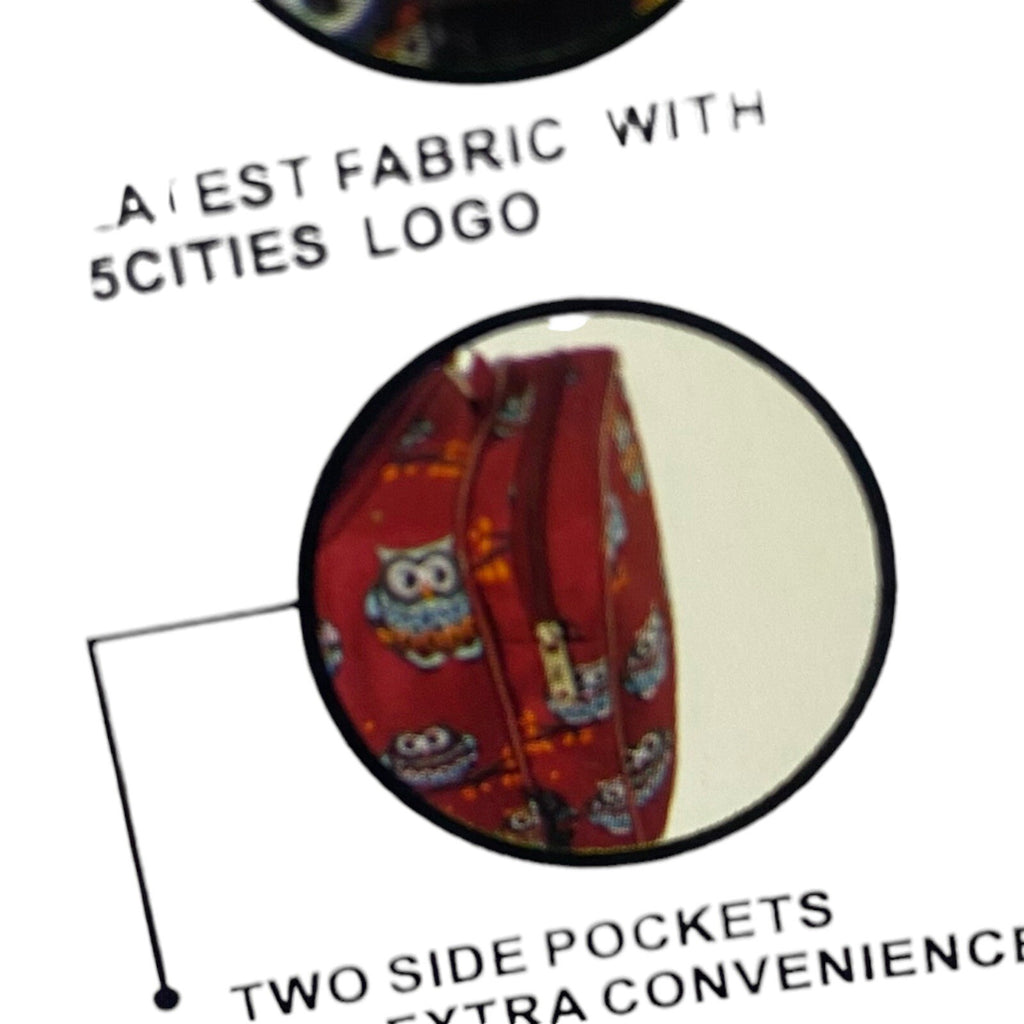 5 Cities 21" Owl Cabin Bag Carry on Holdall Flight Gym Bag 32L 54x30x20cm