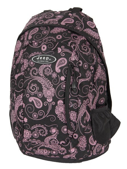 Jeep Mid Paisley Laptop Ipad Notepad Travel Cabin Hand Luggage Backpack Bag