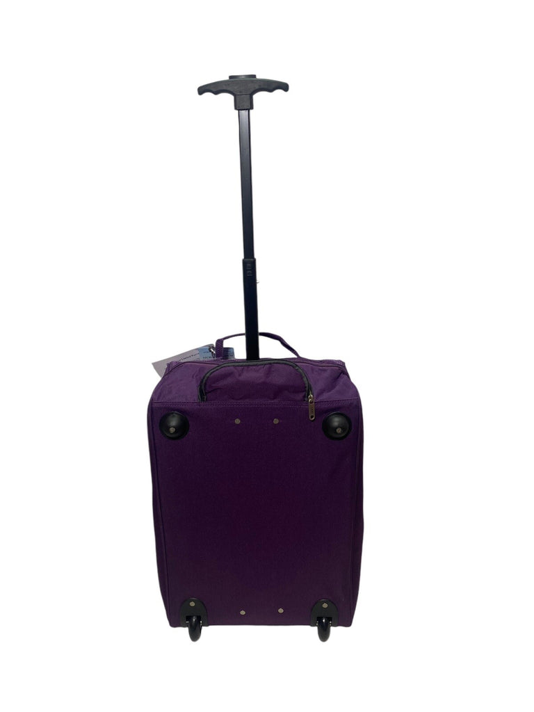 5 Cities 21" 55cm Carry On Lightweight Travel Wheeled Cabin Trolley Bag 42L New