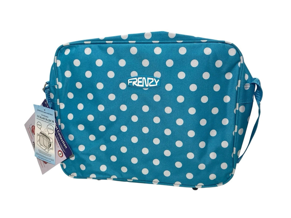 Frenzy Polka Dot Cabin Carry On Flight Hand Luggage Dispatch Shoulder Bag 