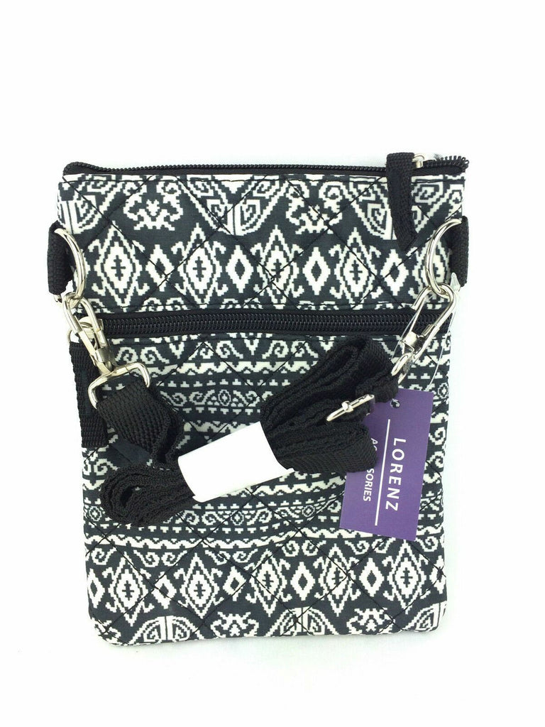 Lorenz Ladies Quilted Multicoloured Cross Body Travel Accessories Shoulder Bag
