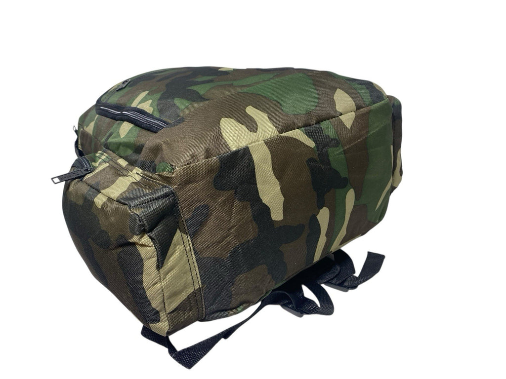 8 x Mens Boys Army Military Cammo Camouflage Backpack Job Lot Car Boot Resale