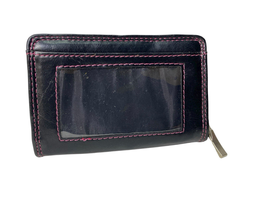 Fabretti Ladies Bifold Dog & Butterfly Design Faux Leather Clutch Purse New