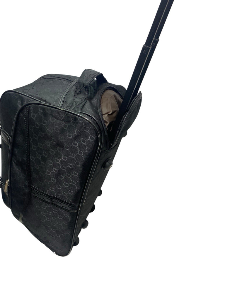 Unisex G Design Print Travel Gym Holdall Wheeled Bag Fashion Hand Luggage New