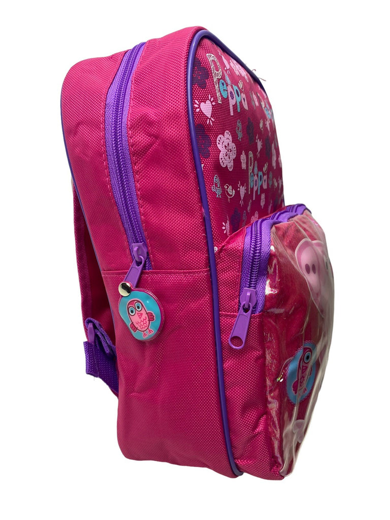 6 x Peppa Pig  Pink Glitter Front Pocket Backpack Job Lot Car Boot Market Resale