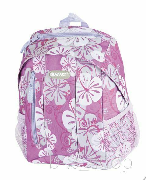 Hi Tec Ladies Flower Print Backpack Rucksack School Gym College Work Travel