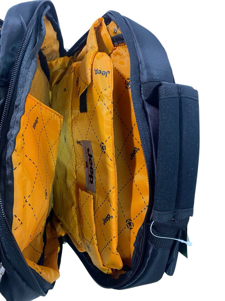 Jeep Mens 16" Executive Laptop Lightweigt College Work Travel Backpack Bag New