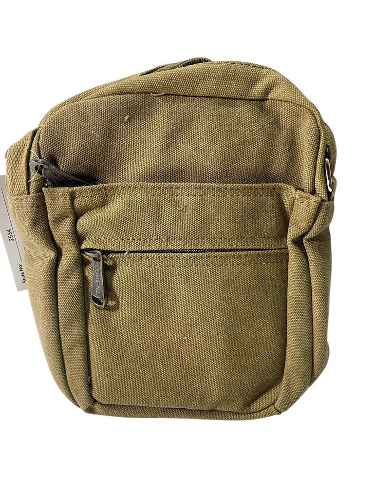 Lorenz Unisex Multi Purpose Small Canvas Cross Body Shoulder Travel Utility Bag