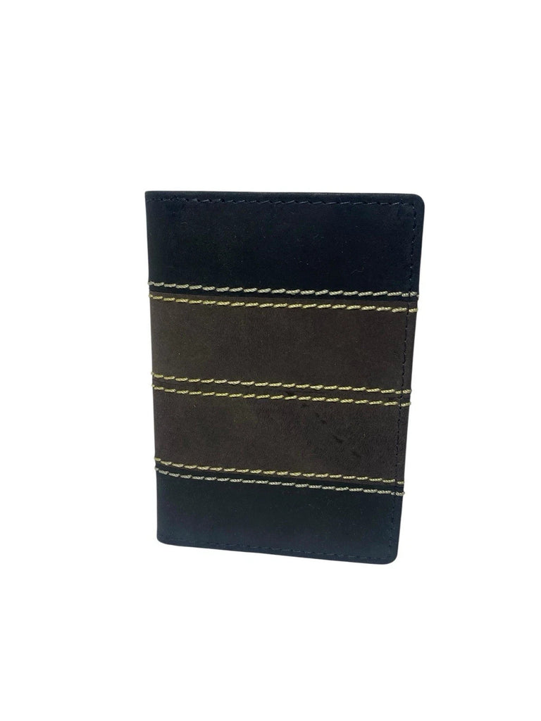 Lorenz Premium Real Soft Hunter Leather Bifold Credit Card ID Holder Wallet