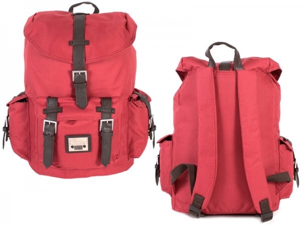 Jeep Vintage Unisex Drawstring Backpack School College Work Business Travel Bag