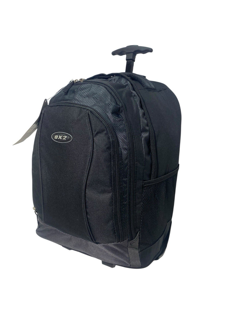 16L Rolling Backpack Rucksack On Wheels Cabin Trolley Business Carry On Bag New