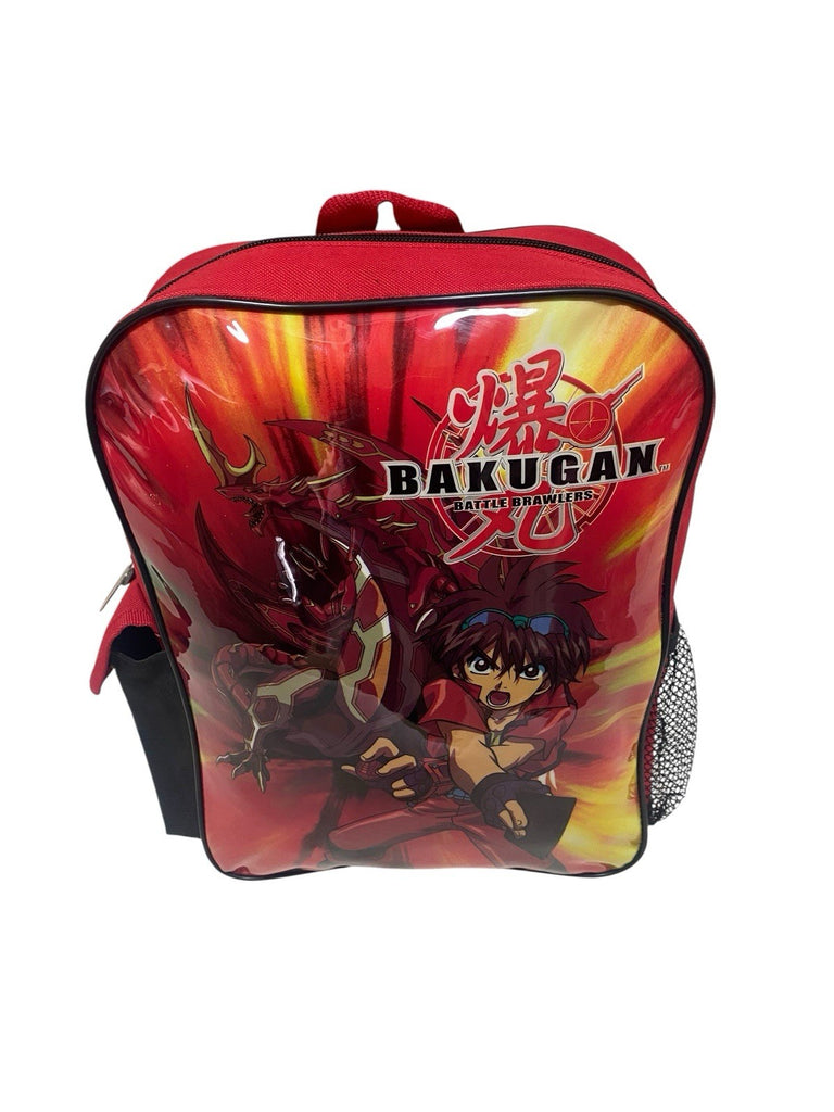 Bakugan Battle Brawlers School Backpack With Side Pocket New