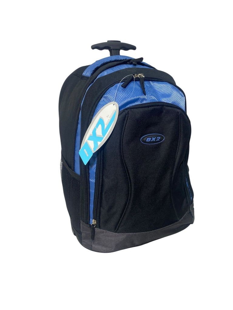 16L Rolling Backpack Rucksack On Wheels Cabin Trolley Business Carry On Bag New