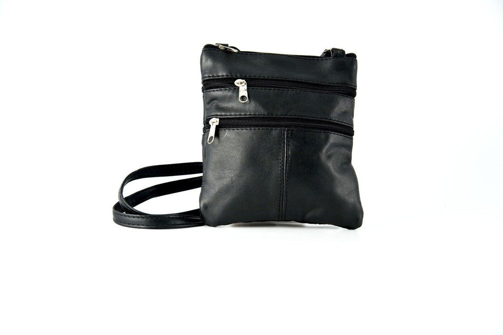 Lorenz Sheep Nappa Leather  Soft Womens Ladies Cross Body Shoulder Travel Bag