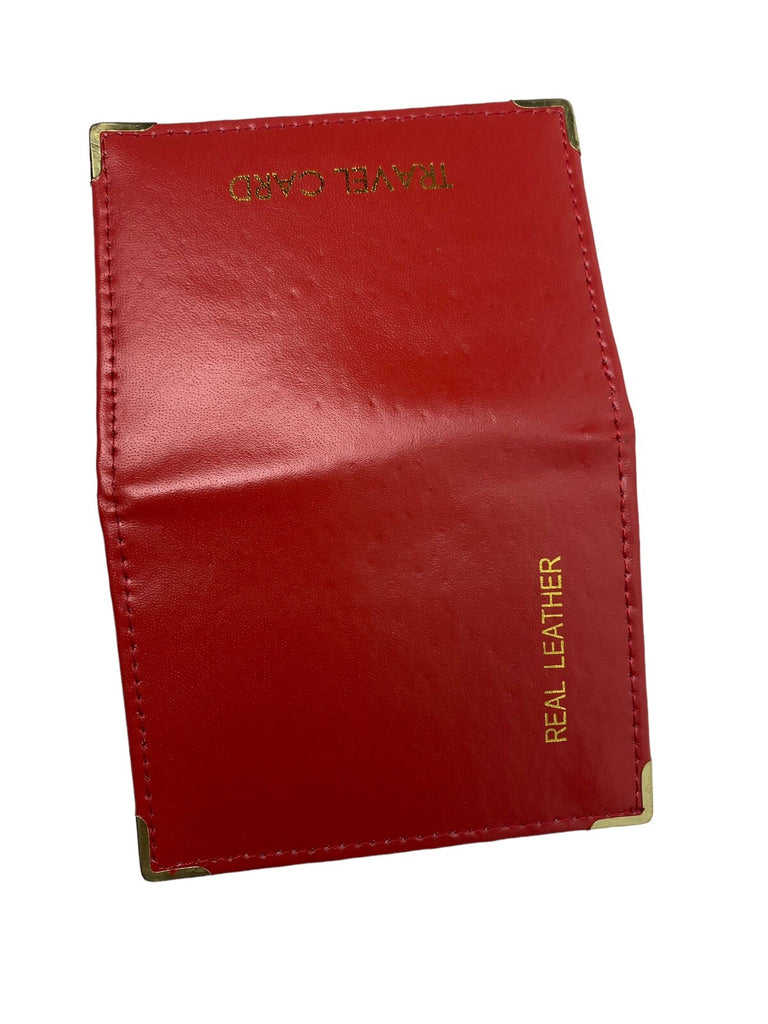 Unisex Leather Bus Pass Travel Oyster Rail Card ID Holder Wallet New