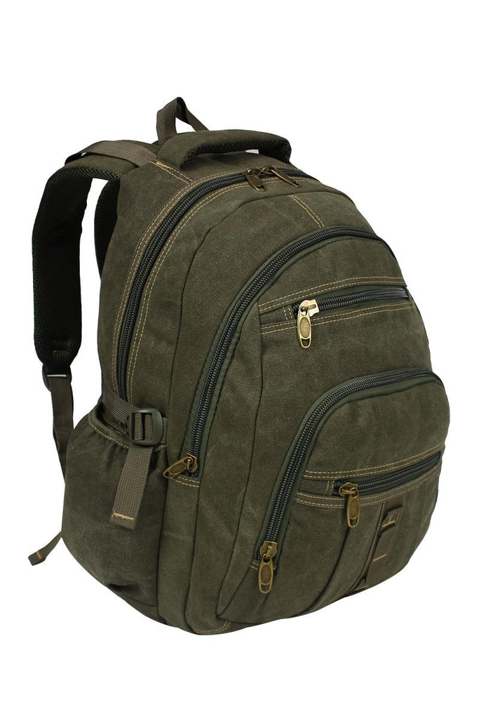 Ariana Unisex Canvas Laptop School College Work Travel Large Backpack Rucksack