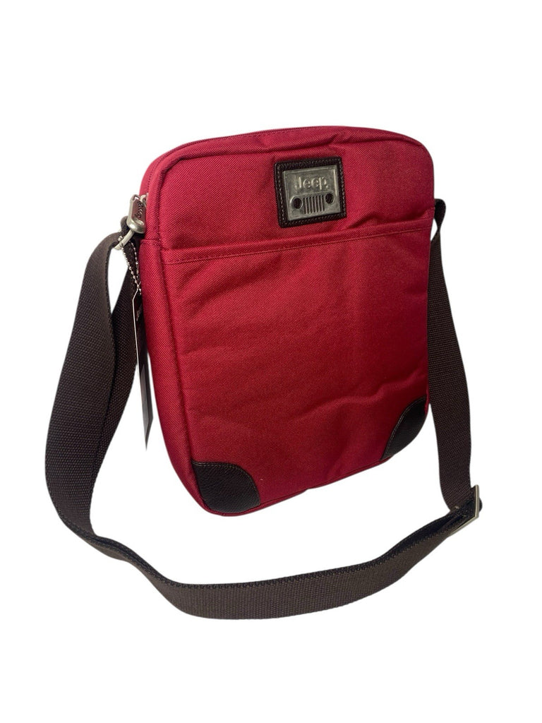 Jeep Unisex Vintage Ipad Small Crossbody Shoulder Messenger Courier Hand Bag