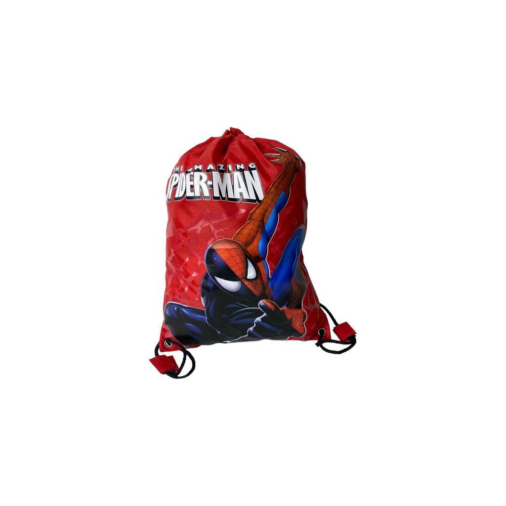 Marvel The Amazing Spiderman Trainer Gym Pe Sports Kit Swim Drawstring Bag New