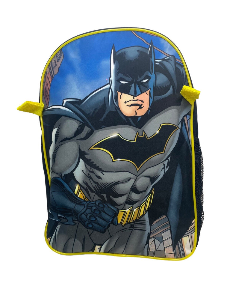Batman Backpack With Lunch Bag For Kids Matching 2 Piece School Bag Set