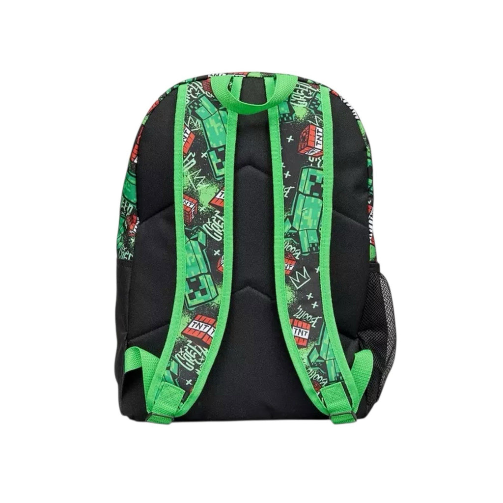 Minecraft Creeper Kids Sports Front Pocket Backpack Rucksack School Nursery Bag