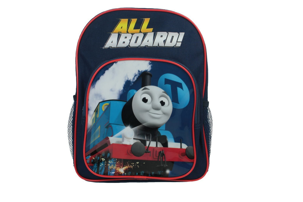 Thomas The Tank Engine Boys Velocity Blue Pocket School Backpack Rucksack Bag