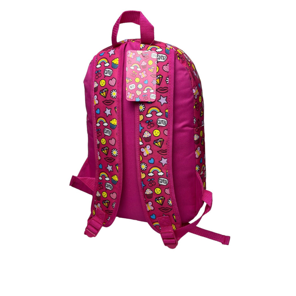 6 x Girls Pink Slogan Roxy Backpack Job Lot Car Boot Market Resale Wholesale New