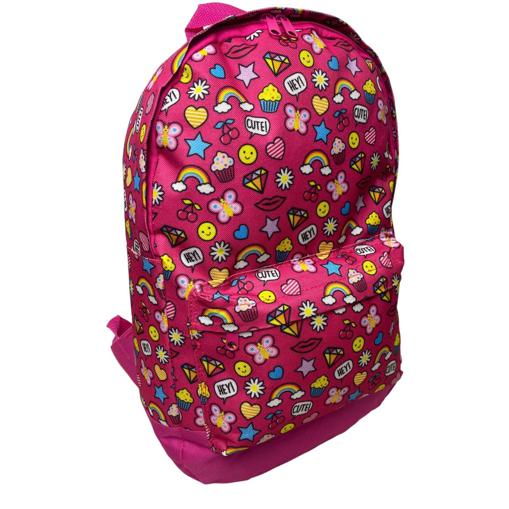 6 x Girls Pink Slogan Roxy Backpack Job Lot Car Boot Market Resale Wholesale New