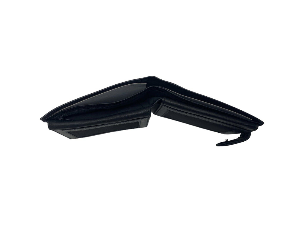 Gents Mens Leather Flip Up Wallet Credit Card Purse Coin Pouch