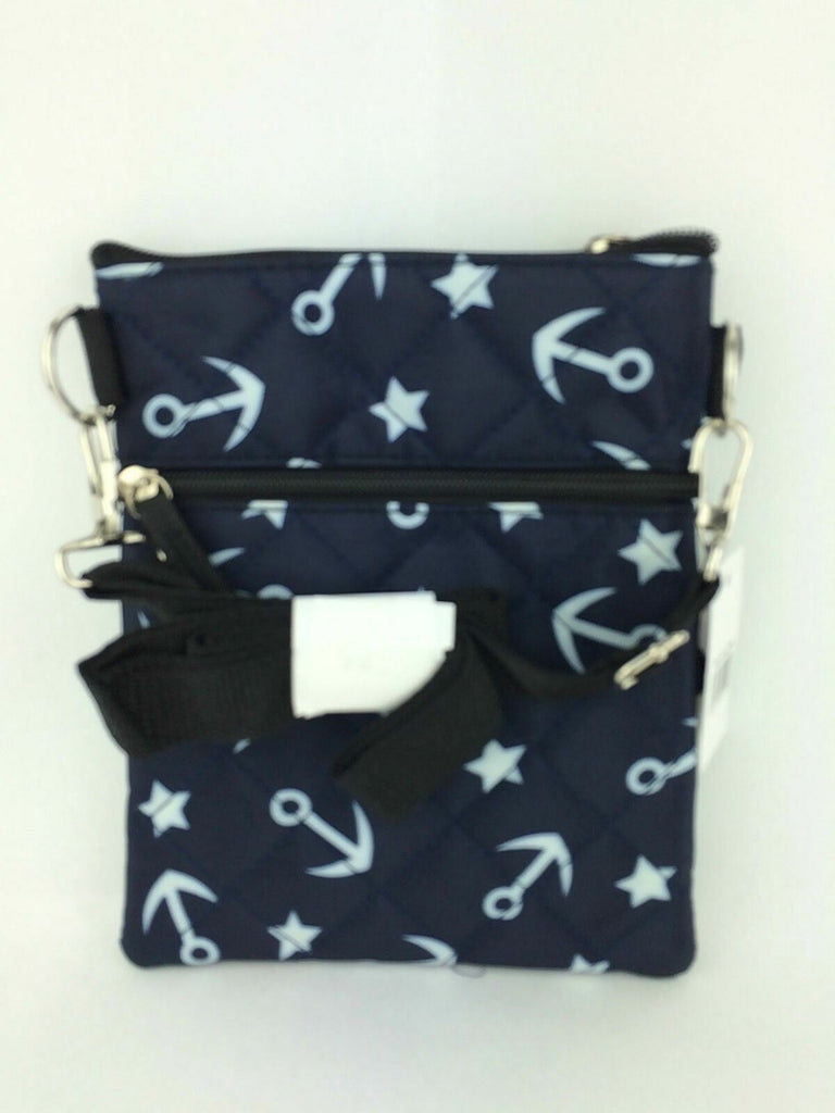 Lorenz Ladies Quilted Multicoloured Cross Body Travel Accessories Shoulder Bag