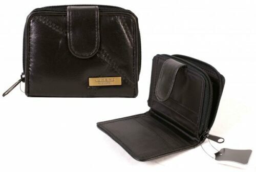 Lorenz Ladies Small Soft Leather Patchwork Credit Card Purse Wallet New