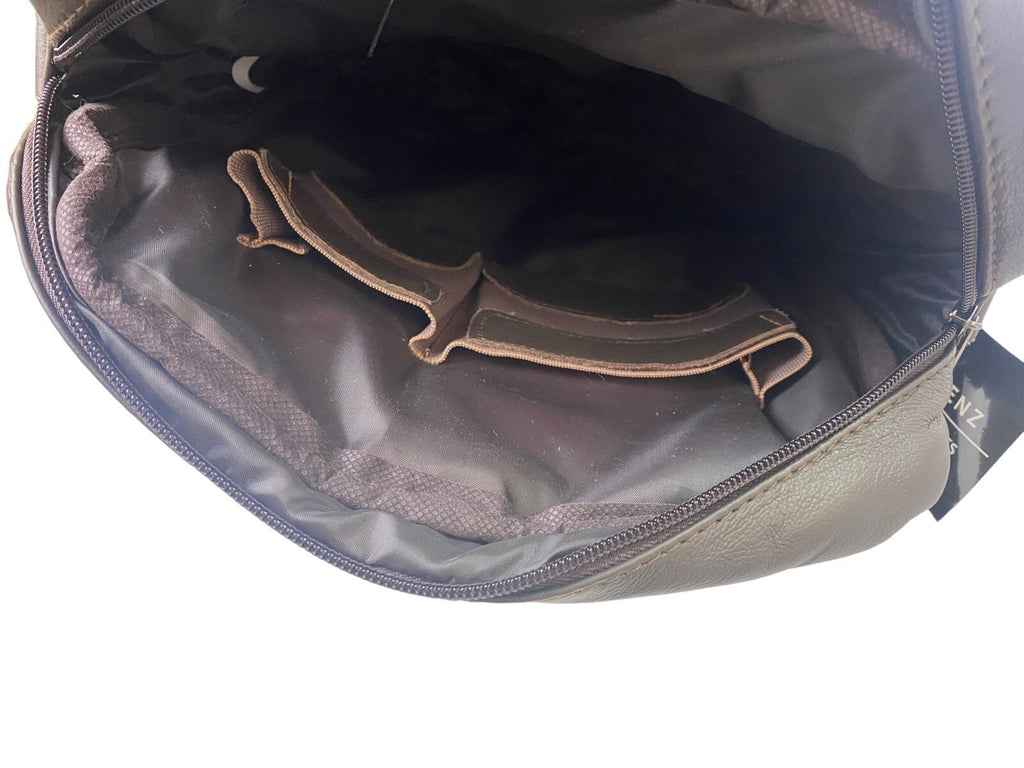 Lorenz Real Leather Unisex Casual Cross Body Bag Shoulder Bag Messenger Bag