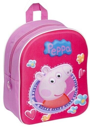 6 x Peppa Pig 3D Eva Girls Pink Backpack Job Lot Car Boot Wholesale Market New