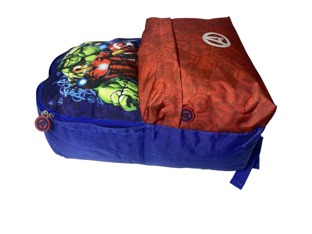 Marvel Avengers Large School Backpack Rucksack Front Pocket Hulk Iron Man New