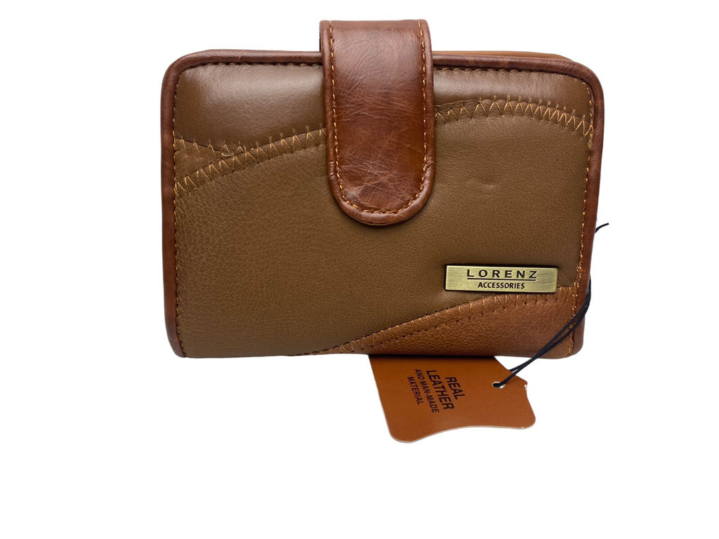 Lorenz Soft Leather Ladies Purse Wallet Credit Cards Coin Slots Framed New