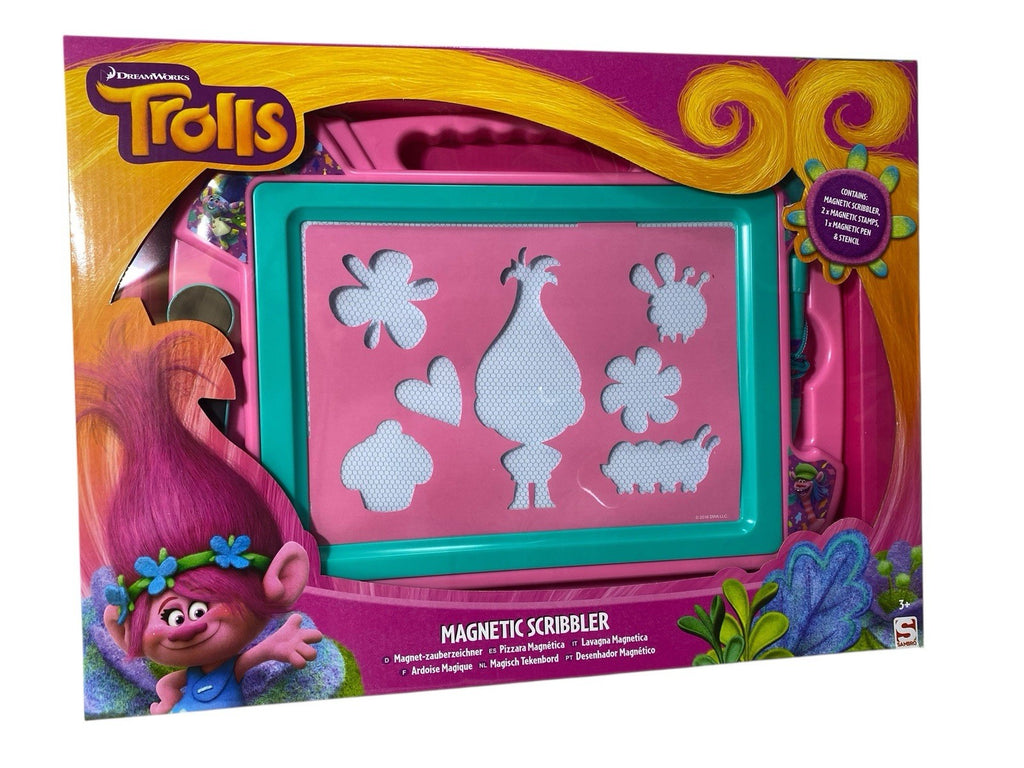10 x Dreamworks Trolls Large Magnetic Scribbler Job Lot Car Boot Market Resale
