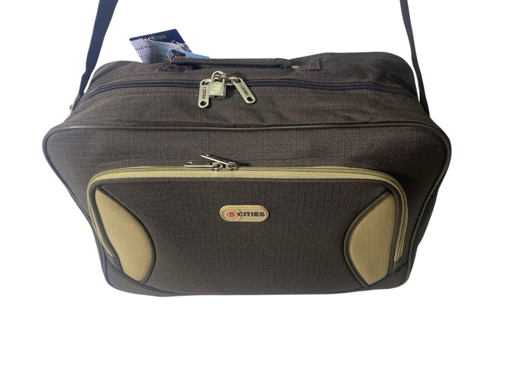 5 Cities 16" Hand Luggage Holdall Flight Bag Under Holdall 42x29x20cm 19Litres