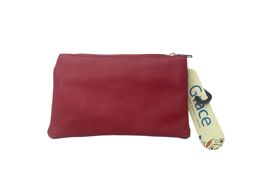 Womens Ladies Purse Envelope Clutch Wallet Coin Holder