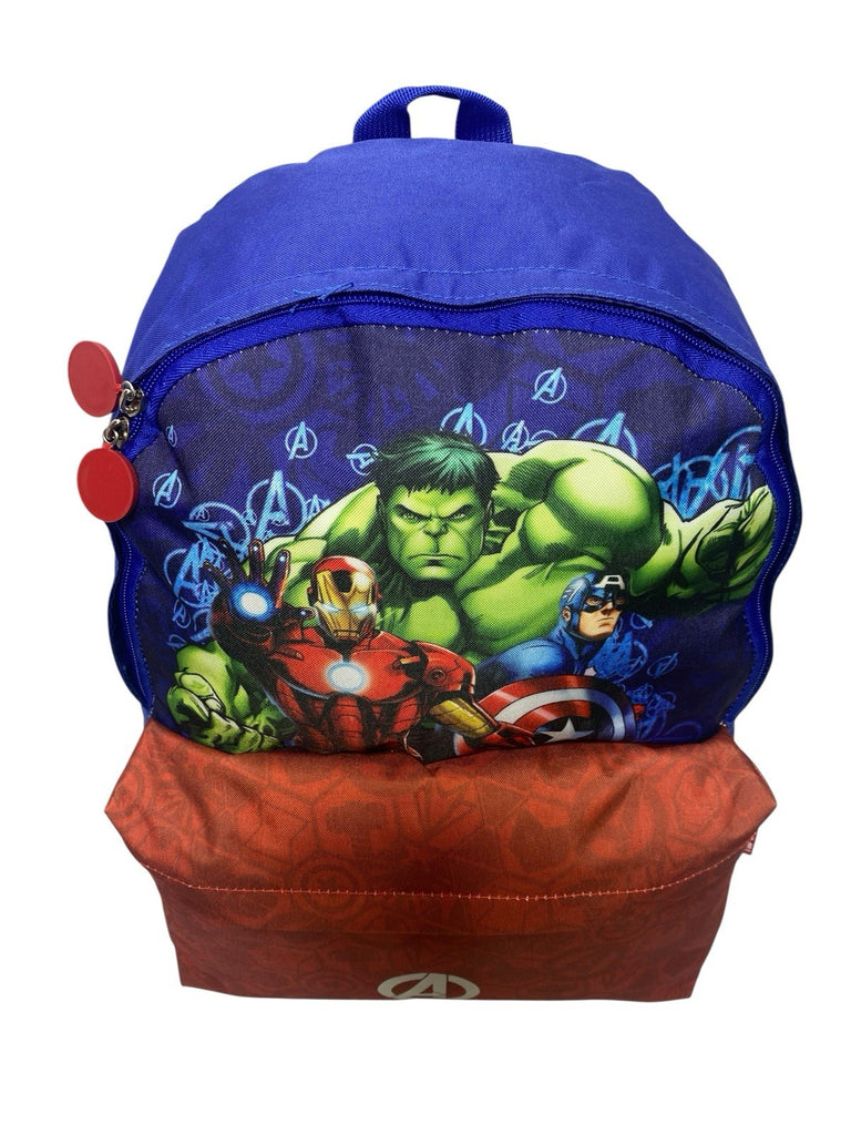Marvel Avengers Large School Backpack Rucksack Front Pocket Hulk Iron Man New