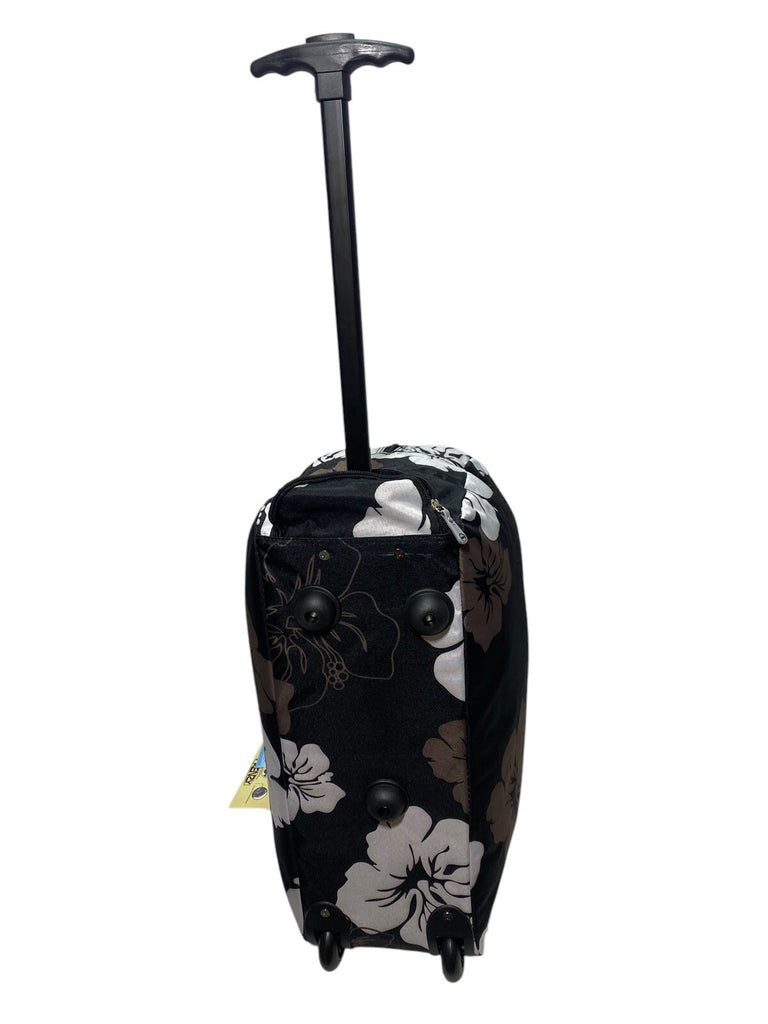 21" Wheeled Holdall Cabin Trolley Flower Sports Luggage Overnight Travel Bag 39L