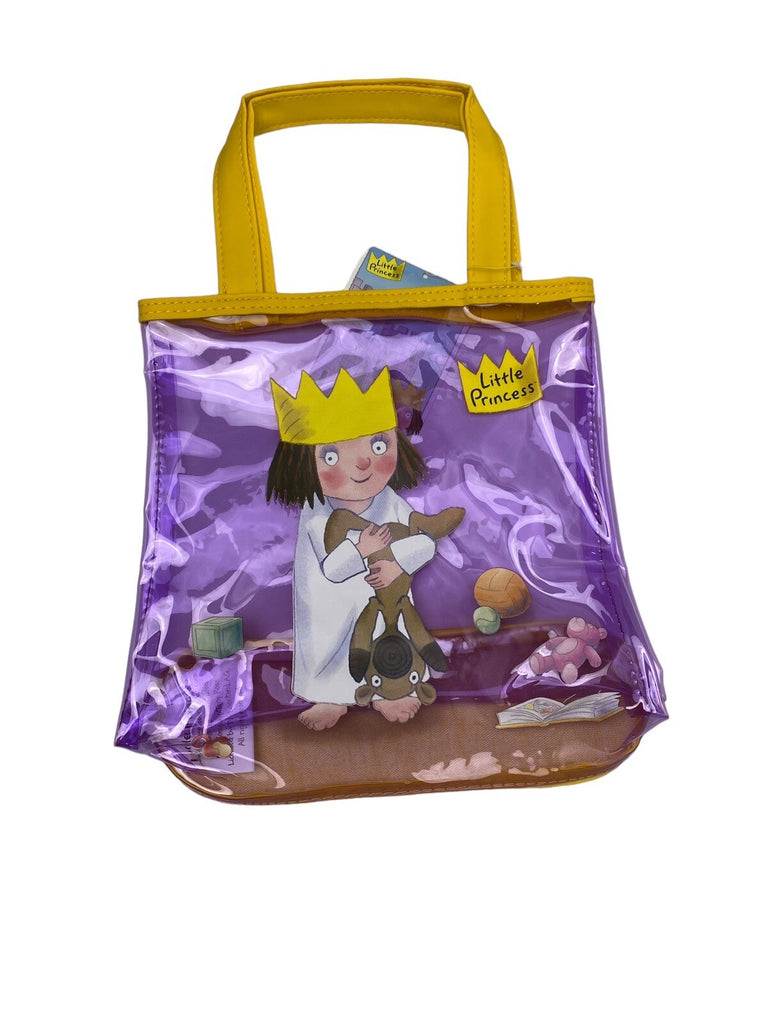 Girls Little Princess Pvc Transparent Beach Tote Birthday Party Bag New